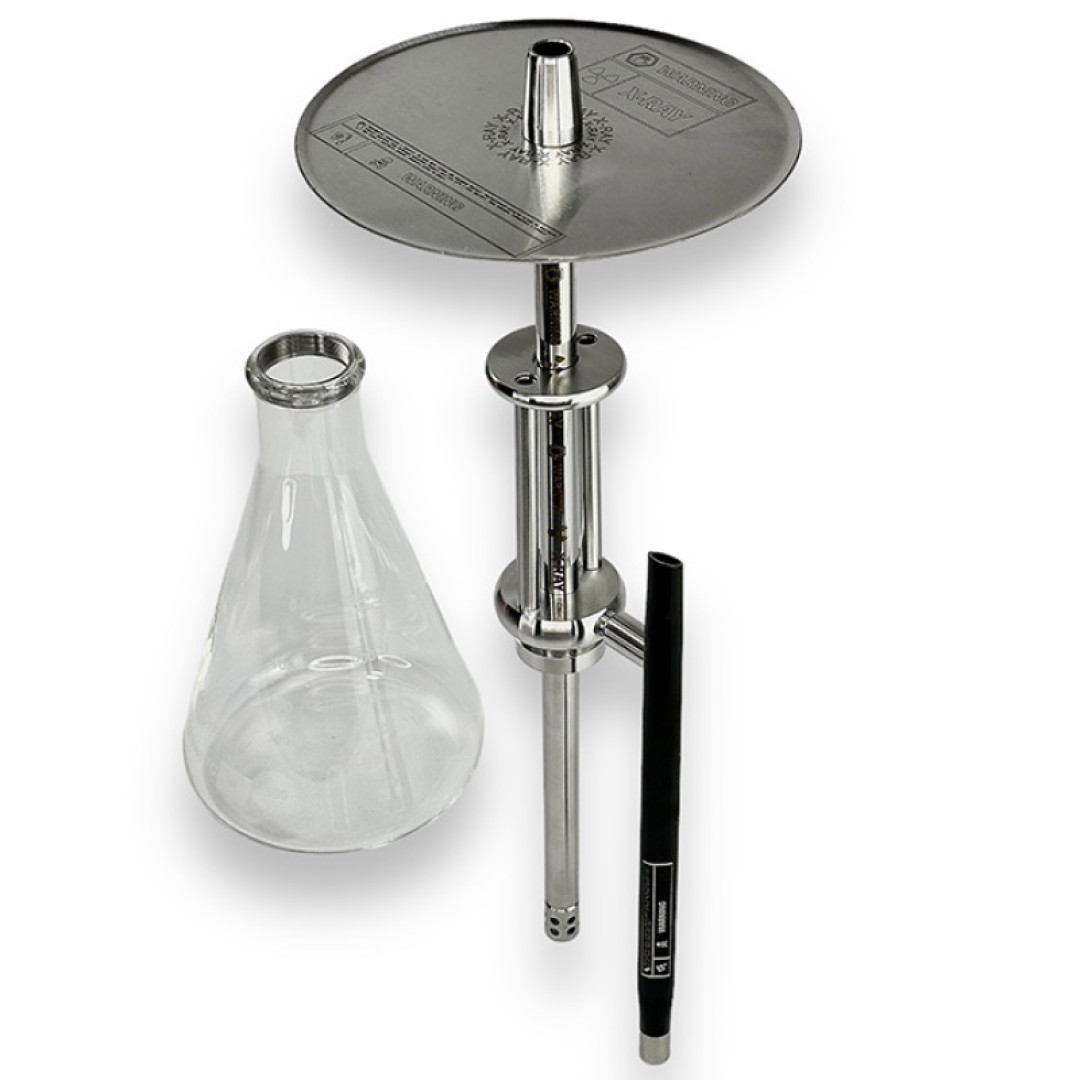 Кальян Trumpet Hookah Artifact Silver 50 см