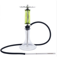 КАЛЬЯН TRUMPET HOOKAH RIDER LIME НА КОЛБЕ CLEAR