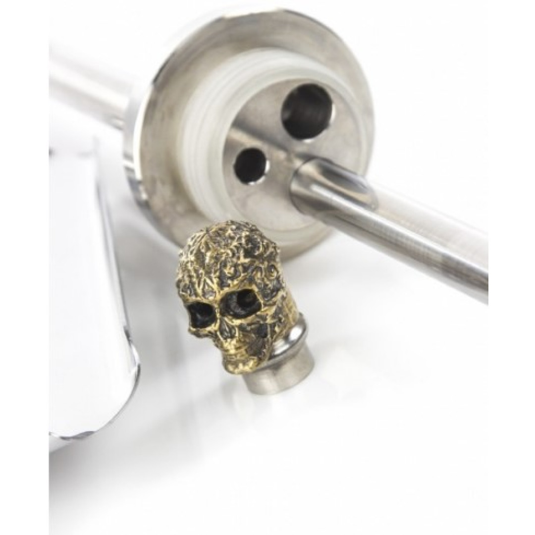 КАЛЬЯН TRUMPET HOOKAH SKULL SILVER