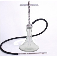 КАЛЬЯН TRUMPET HOOKAH MOAR SILVER С КОЛБОЙ CRAFT CLEAR