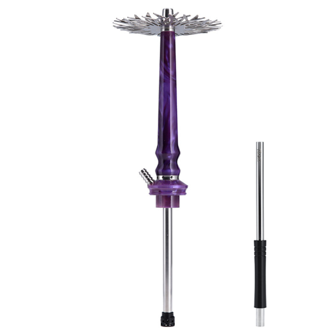 Кальян Tiaga Hookah Astra Crystal Purple на колбі Craft Clear 57 см