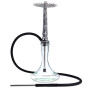 Кальян Tiaga Hookah Astra Crystal Silver на колбі Craft Clear 57 см