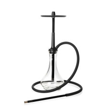 Кальян Tiaga Hookah IRIS Black на колбі Drop