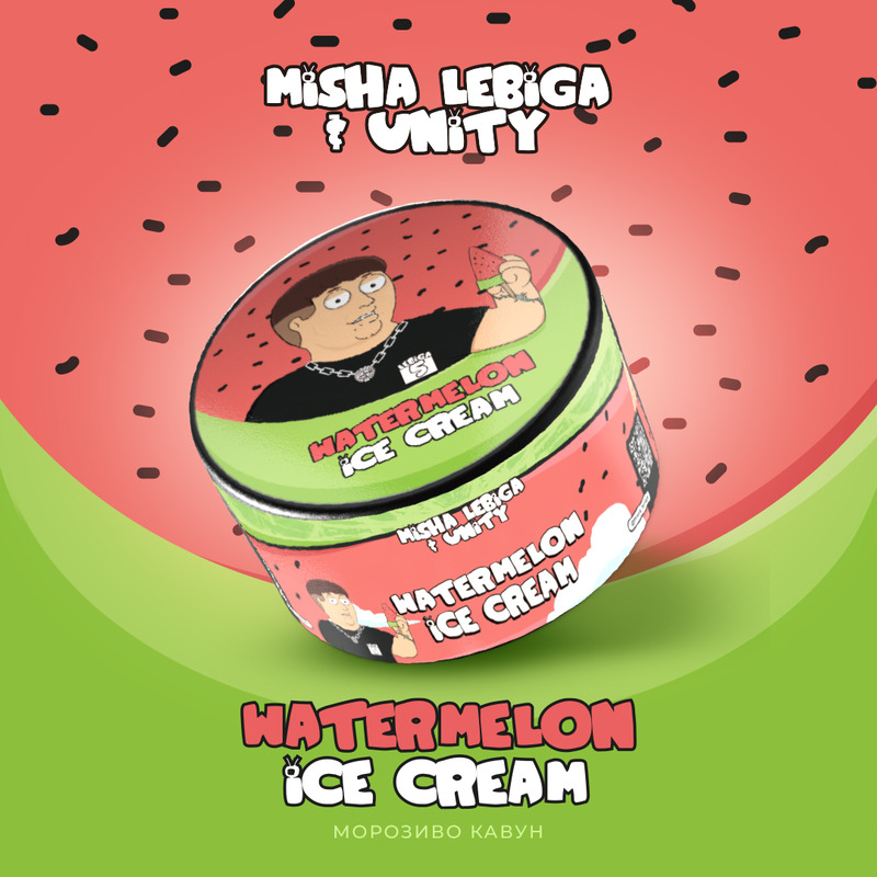 Купити тютюн для кальяну UNITY ( Юніті ) x Lebiga Watermelon Ice